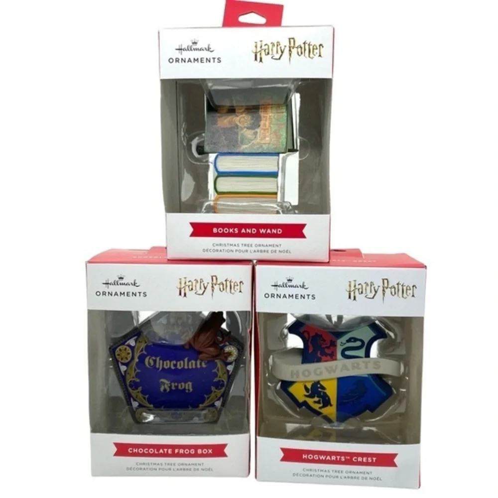 Hallmark x Harry Potter Wizarding World Christmas Ornament Lot New